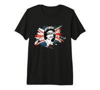 Sex Pistols Drapeau Officiel God Save The Queen T-Shirt Haut de Gamme