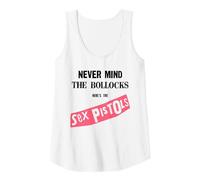 Sex Pistols Official Never Mind The Bollocks Rose Débardeur, Femme, Blanc, L