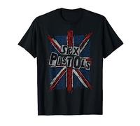 Sex Pistols Official Union Jack Words T-Shirt
