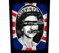 Sex Pistols - Patch "God Save The Queen" RO2599 (taille unique) (Bleu/Noir)