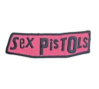 Sex Pistols - the - The Sex Pistols Patch Band Logo Nouveau Officiel Embroidered Woven Iron On Size Accessory Size