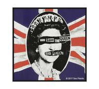 Sex Pistols - the - Rock Off officially licensed products The Sex Pistols Patch God Save The Queen Band Logo Nouveau Officiel Sew On Size Accessory Size
