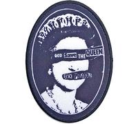 Sex Pistols - the - Rock Off officially licensed products The Sex Pistols Patch God Save The Queen Band Logo Nouveau Officiel Size Accessory Size