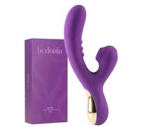 Sex Toy Femme, Vibromasseur Lapin Rabbit Puissant - 18 Modes de Vibration - Gode Vibromasseurs Feminin Clitoridien, Sextoy Succion et Point G Silencieux, ELYA.