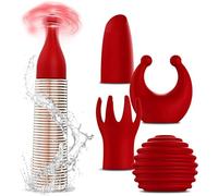 Sex Toýs Femme Vibromasseurs - Stimulateur de Clitoris avec 5 Accessoires 10 Modes de Vibration Rabbit Vibromasseurs Feminin+Vibromasseur Homme Prostate Plug Anal Jouet Sexualité Couple
