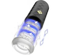 Sex Toýs Homme, Masturbateur Masculin avec 6 Voix Réalistes, 7 Fréquences, 4D Tunnel Texturé, 380 Vibrations/Minute, Emballage Discret