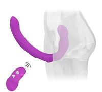Cuson – Jouet sexuel Godemiché vibro‑masseur double pénétration silicone double‑tête