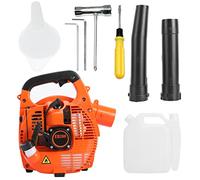 sexaoalx Souffle à Feuilles de Jardin Essence sans Fil, souffleuses Gazon Neige, 26cc 2 Traits, Ordinateur Portable Portable, pour Les soufflage, copeaux Bois, la poussière, débris (arrivez Orange