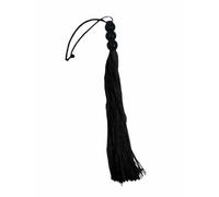 Sexe et Mischief Lanières en Latex pour un Fouet Noir 35 cm