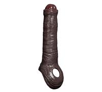 Sexe jouets ouvert pénis manche bite anneau pour hommes Extenseur de pénis Amélioration masculine Silicone bite manche retard éjaculation extension pour agrandir adultes jouets pour couples