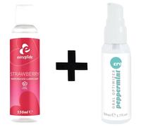 Sexe oral - coffret pour couples - gel et lubrifiant