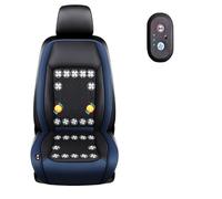 SEXIPLEXIX Siège Ventilé 12v/24v, 3 Vitesses Réglables de Vent Housses De Siège Ventilées pour Voitures, SUV, camions,Blue-24V24-BladeFan+Massage