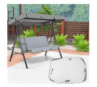 SEXIPLEXIX Tissu Oxford 600d Enduit d'argent De Haute Qualité Toile De Balancelle Jardin Exterieur pour Jardin De Pelouse,Fête Auvent De Remplacement Garden Winds