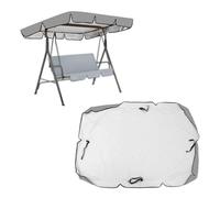 SEXIPLEXIX Tissu Oxford 600d Enduit d'argent De Haute Qualité Toit De Balancelle Jardin Exterieur Résistant Au Vent Et Aux Déchirures Auvent De Remplacement Garden Winds