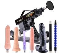 Sexmachine à baiser pour femmes et hommes, fuck machine avec godes, machine à godes avec ventouse, machine à amour avec 7 embouts 3XLR, machine à amour pour solo et couples, sex toys pour adulte
