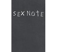 SEXNOTE: Funny Notebook / Journal, Sex Note, Vintage Black Cover To Look Realistic As The One Of The Anime Show