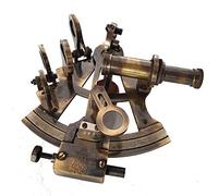 Sextant décoratif vintage en laiton pour table marine - Fait à la main - Collection antique rétro