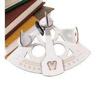 Sextant nautique | Modèle en bois Science DIY - Kit de montage sextant DIY | Pour expériences éducatives apprentissage manuel pratique navigation décoration collection