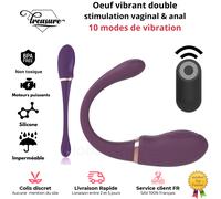 Sextoy Oeuf Vibrant Télécommande Sans Fil Masturbant Femme Clitoris Point G Anal