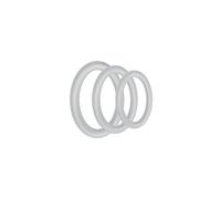 Sextoys - Anneau pour pénis - Lot de 3 Cockrings Transparents en silicone