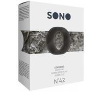 Sextoys - Cockring - Anneau de pénis Cockring Line Flex Sono N°42 30 mm Noir