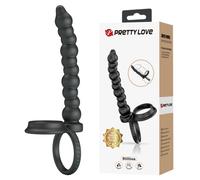 Sextoys - Gaine pénis - Gode double pénétration en silicone Dillion 13 x 2 cm