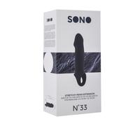 Sextoys - Gaine pour pénis - Gaine à pénis SONO N°33 noire 11 x 3 cm
