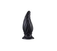Sextoys - Gode Anal - Plug Anal Spiral Pik L 18,5 x 7,2 cm en silicone noir