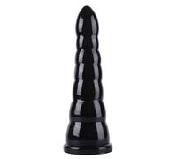 Sextoys - Gode Anal - Plug anal XXL cône ondulé Butt Horn 23 x 7,5 cm