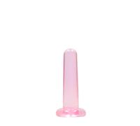 Sextoys Pour Tous Dong Ventouse Droit Crystal Clear - REALROCK