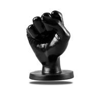 Sextoys Pour Tous Plug Anal Fist Poing Fermé Incliné 14 cm - ALL BLACK