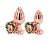 Sextoys Pour Tous Plug Anal Rear Assets Rose Gold Heart - NSNOVELTIES