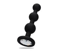 Sextoys Pour Tous Plug Anal Silicone Beaded Diamond - OUCH