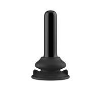 Sextoys Pour Tous Plug Anal Vibrant Thumby en Verre Noir - CHRYSTALINO