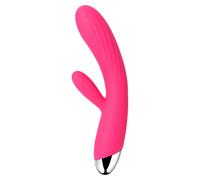Svakom Angel - Vibrateur waterproof, chauffant avec stimulateur (rouge)