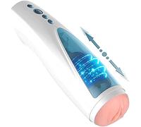 -Sèxtôysé Gõd? Tasse de Mâsturbâteur Masculine Automatique Puissantes Fonctions de Poussé Et de Rotatives Pour La Stimulation Du Pénis Va Et Vient Masturbeuse,Electrique Jouets E Homme Massage