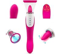 -Sèxtôysé Ġõđẹ Stimulateur Automatique de Langue Orale Sucer Mamelon Clitoris Ventouse Sucer Oral Femmes Couples Jouets Stimulation Manuelle,