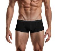 Sextoyse Homme Sexmasturbâteur-sous-vêtements Sexy Slips Boxer pour Hommes Soie Glacée Respirant Boxer Homme Lot de Sexy Confortable Pas Cher Caleçon Ultra-Mince sans Couture sous-VêTements