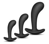 Sèxtôyse Plùg B?tt Set Pro State Plúg Tôy Small Medium Large silicone Plúg Ànâl Set avec Transport Extérieur Plúg Ànâl BúttPlúg Ànâl G??ôdë Bútt Plúg,3 pièces,Métaux