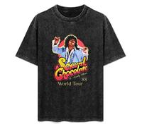 Sexual Chocolate 88 World Tour Randy Watson Eddie Men's Summer Casual Wash Tee Tops Size XXL