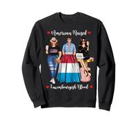 Sexy American Raised Luxembourgish Blood Black Femmes Sweatshirt