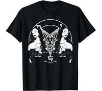 Sexy Bad Satanics Nun Demon Design Tee T-Shirt Black 3XL