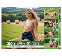 Sexy Bäuerinnen - Nackte Frauen auf dem Bauernhof (Wandkalender 2026 DIN A4 quer), CALVENDO Monatskalender: Nackte Frauen mit Brüsten auf dem ... Szenen im Stall, im Feld und vor dem Traktor.