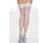 Sexy Bas Voile Blanc
