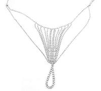 Sexy Body Bikini Strass Style Bijoux Taille pour La Saint Valentin Chaîne Belly Femmes Charme Cristal Thong