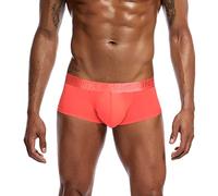 Sexy Court Soie Glacée Solide Respirant Hommes Sous-vêtements Hommes Boxer en Microfibre Mélangée Couleurs mélangées dans de nombreuses couleurs Slip Coupe slim Stretch Slip pour hommes et