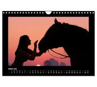 Sexy Horse Girls 2026 - Des filles sexy et des chevaux de sang froid puissants ! (Calendrier mural 2026 DIN A4 horizontal), CALVENDO calendrier mensuel