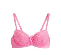 Sexy Lingerie Femme Dentelle,Brassière Forte Poitrine Push Up avec Nœud Papillon,Solide Soutien-Gorge Femmes à Bretelles Spaghetti Réglables pour Grande Taille