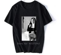 Sexy Nonne Smoke Nun Cross Cross The Happiness is Have My Manches Courtes(Small)