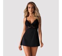 Sexy Nuisette + String Obsessive 810-bab-1 Dentelle Noire